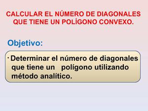 Número de diagonales que tiene un polígono convexo