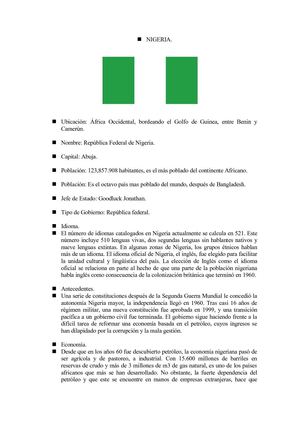 Informe sobre Nigeria