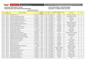 EBR SECUNDARIA UGEL 01 MELITON CARBAJAL