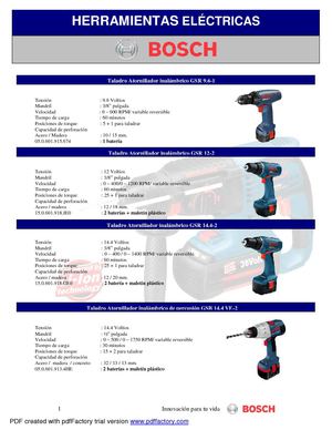 Catalogo Bosh