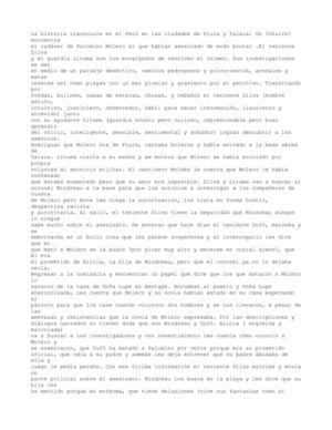 Quien mato a Palomino Molero