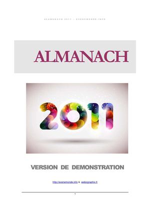 ALMANACH 2011