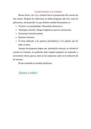 CONTENIDO EXAMEN MARTES 22 DE FEBRERO