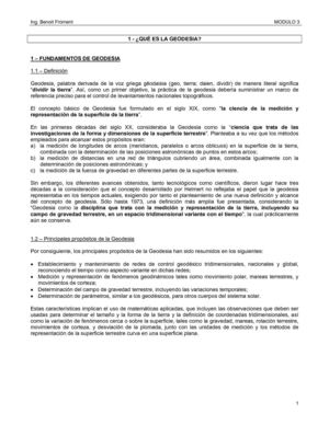 GEODESIA GENERALIDADES
