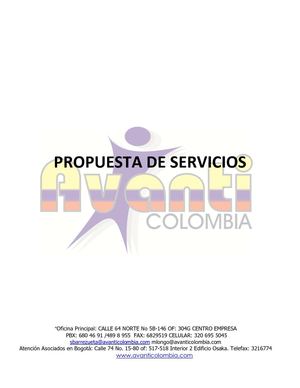 Avanti Colombia - Propuesta de Avanti