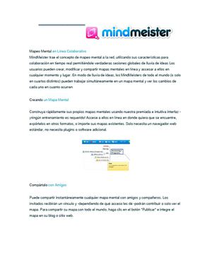 MindMeister Una Herramienta Virtual Para Crear Mapas Mentales
