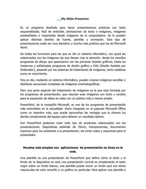 My-Slide-Presenter presentación.