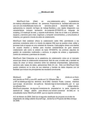 mindtouch deki