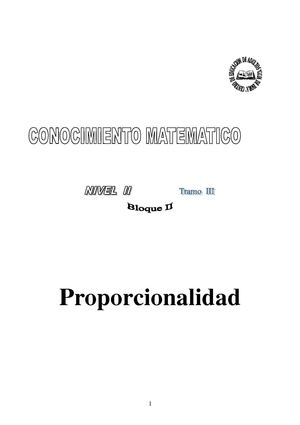 Proporcionalidad