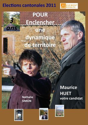 Livret des élections cantonales du Mouvement-Démocrate-Cluny