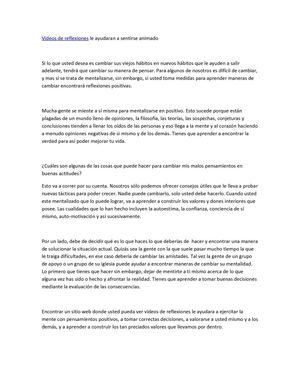 Videos de Reflexiones