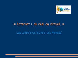 Le livre virtuel des 4èmes C.