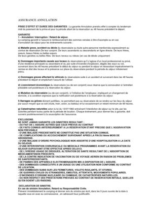 assurance annulation