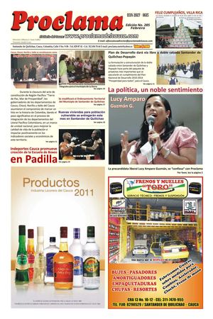 Edición Impresa No. 285 - Febrero 2011