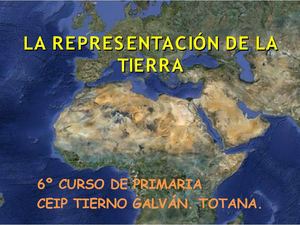 REPRESENTACIÓN DE LA TIERRA