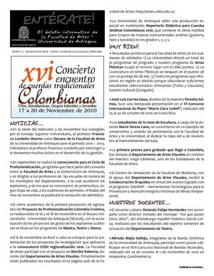 Boletín Entérate Nº 11