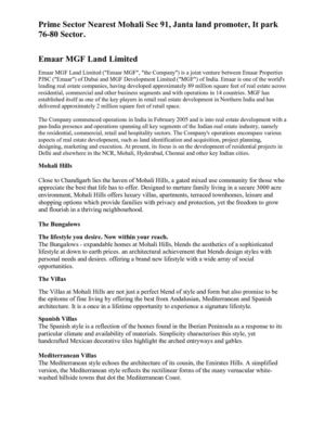 Map location of emaar mgf sector 95 96, Call 9356667007