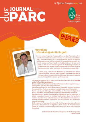Journal du Parc naturel régional du Haut-Languedoc "Spécial énergies" - Juin 2010
