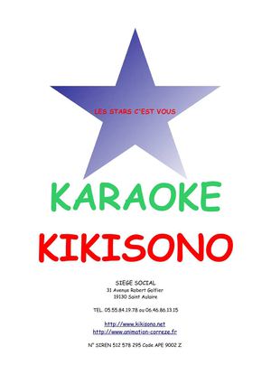Titres Karaoké 
