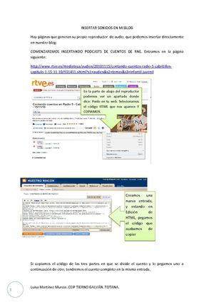 INSERTAR SONIDOS EN MI BLOG