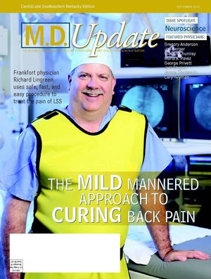 September 2010 "MILD Mannered Approach to Curing Back Pain" M.D. Update Central & Southeastern Kentucky Edition