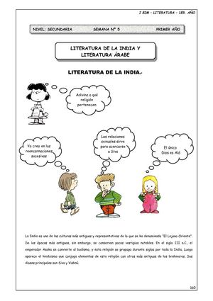 Lit- Liter- de la india - arabe