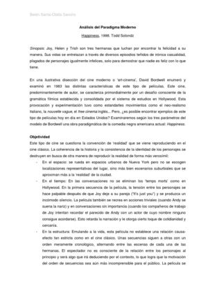 El Paradigma Moderno (Happiness)