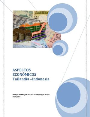 ASPECTOS ECONÓMICOS INDONESIA - TAILANDIA