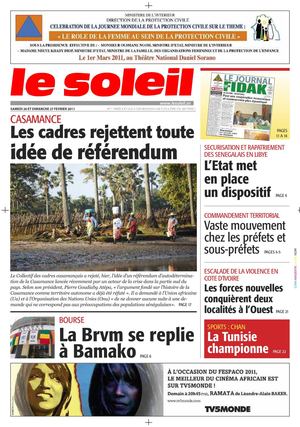 Edition du 26-27 Fev 2011