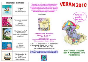 RECOMENDACIÓNS BIBLIOGRÁFICAS 2010 2011