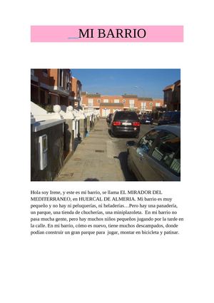 Mi barrio: El mirador del Mediterráneo - Huércal de Almería