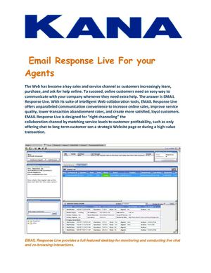  Email Response Live For your Agents