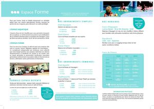 Espace Aqua Forme au Grand hôte Les Flamants Roses