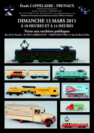 Vente aux enchères publiques du 13 mars 2011
