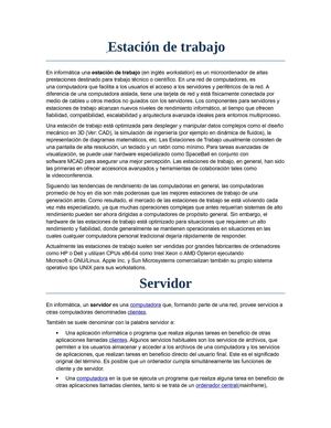 Estación De Trabajo