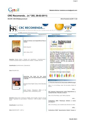 CRC Recomenda... (n.º 355, 28-02-2011)