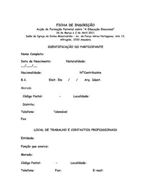 ficha de inscricao 260311 e 020411