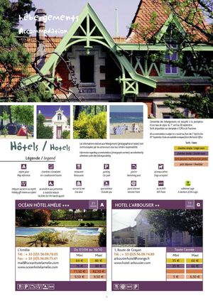 Brochure hébergement 2011-2012 Soulac-sur-Mer