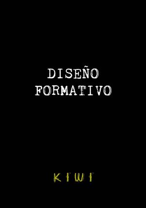 Diseño formativo