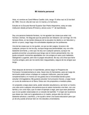 Mi biografia