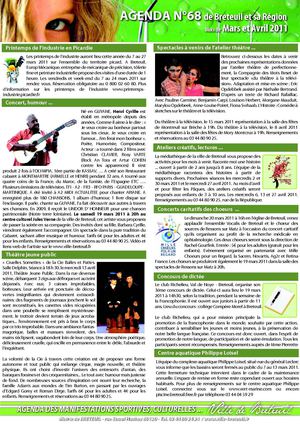 Agenda des manifestations de la ville de Breteuil : Mars / Avril 2011