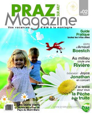 PRAZ SUR ARLY MAGAZINE ETE 201