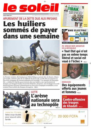 Edition du 03 Mars 2011