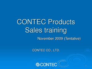 Presentation_Contec_2009