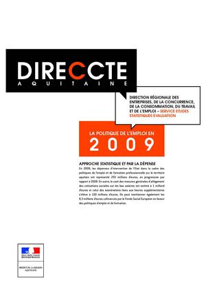 Politiques de l'emploi en 2009