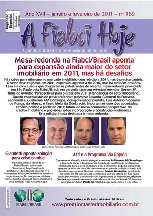 A Fiabci Hoje - Ano XVII - Janeiro e Fevereiro de 2011 - nº 169