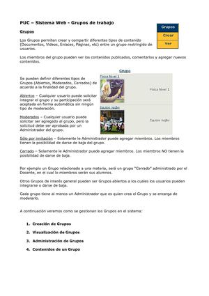 Tutorial para crear grupos