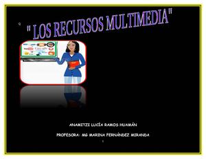 "LOS RECURSOS MULTIMEDIA