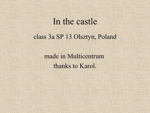 In the castle