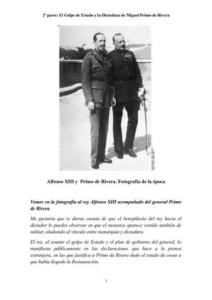 España bajo la dictadura de Primo de Rivera